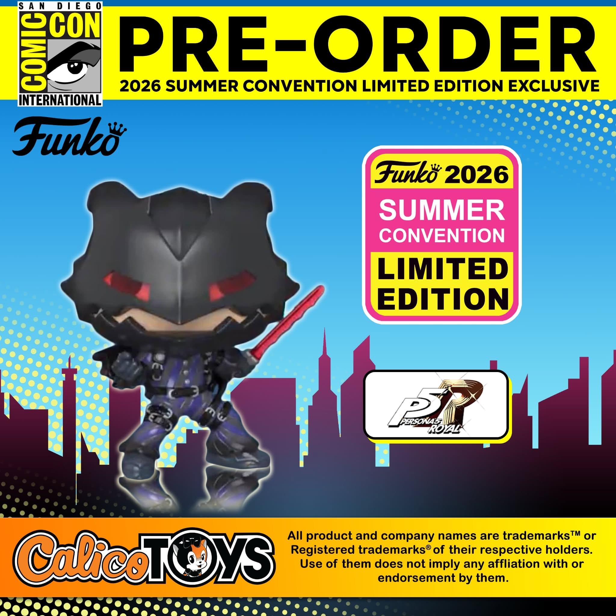PRE-ORDER - Funko POP! Games: Persona 5 Royal - Loki #1244 (2026 Summer Convention Limited Edition Exclusive)