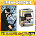 PRE-ORDER - Funko POP! Animation: One Piece - Roronoa Zoro Dressrosa GiTD #2514 (Gamestop Exlusive)
