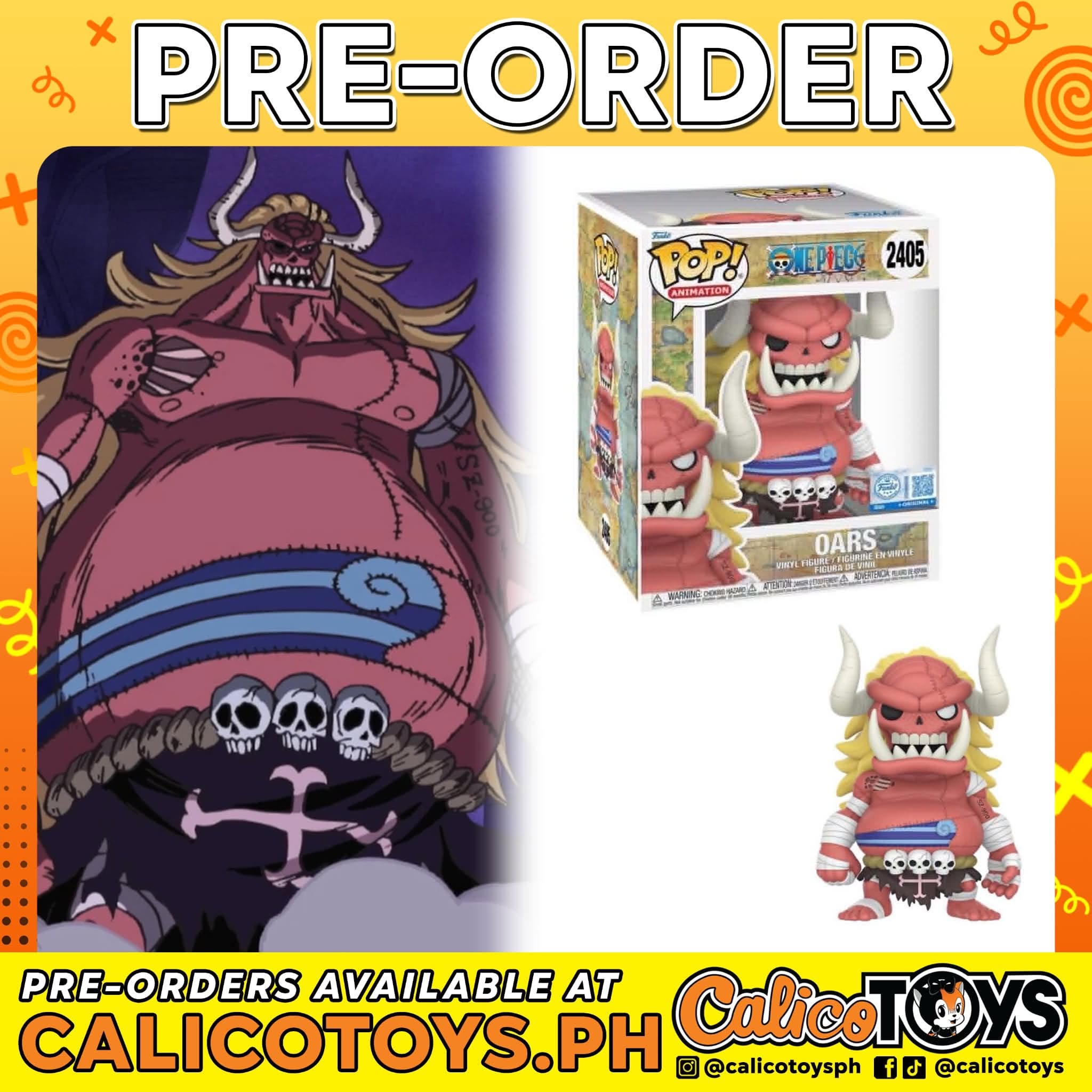 PRE-ORDER Funko POP! Animation: One Piece – Oars #2405 (Funko Shop Exclusive) 6-Inch