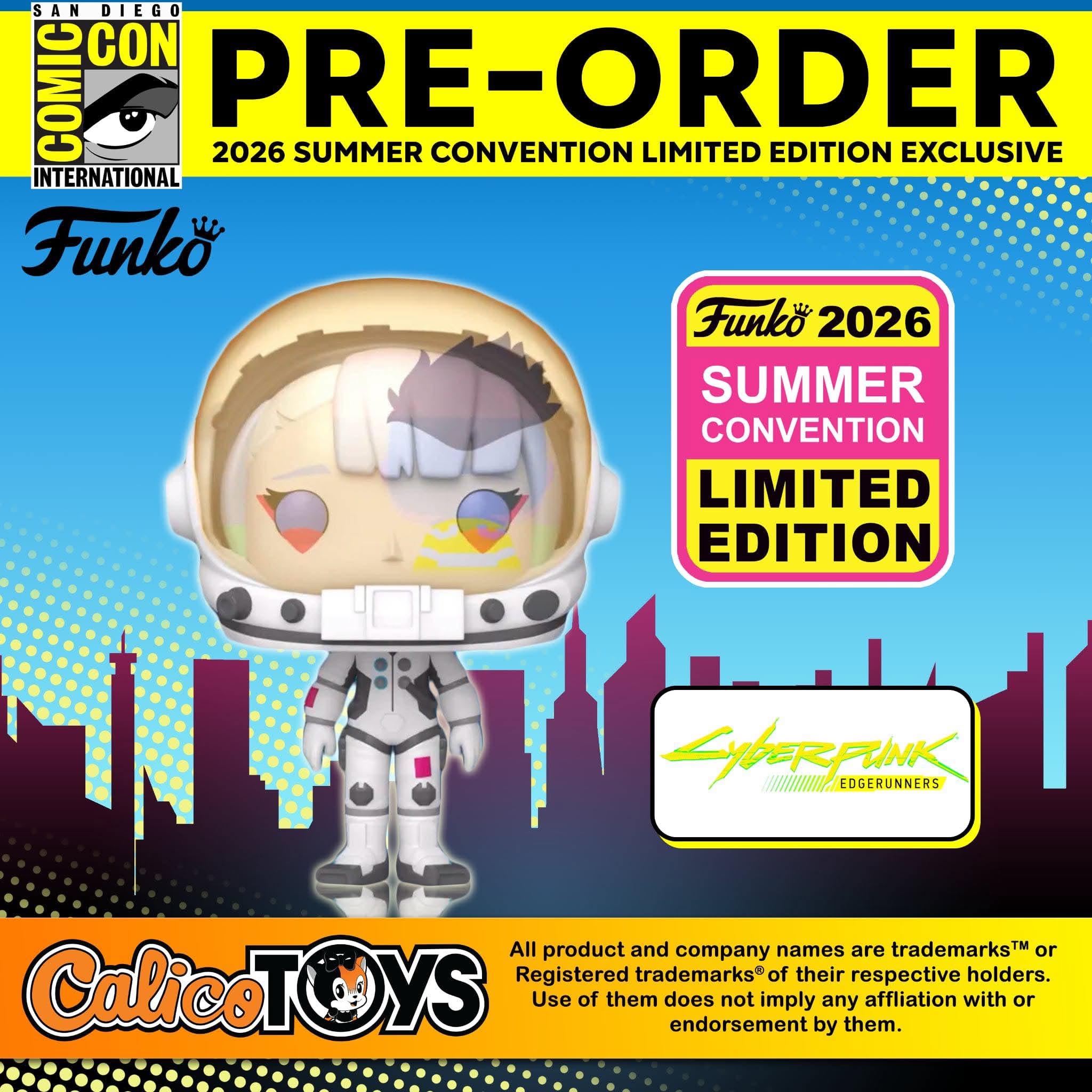 PRE-ORDER Funko POP! Animation: Cyberpunk: Edgerunners - Lucy Space Suit (2026 Summer Convention Limited Edition)