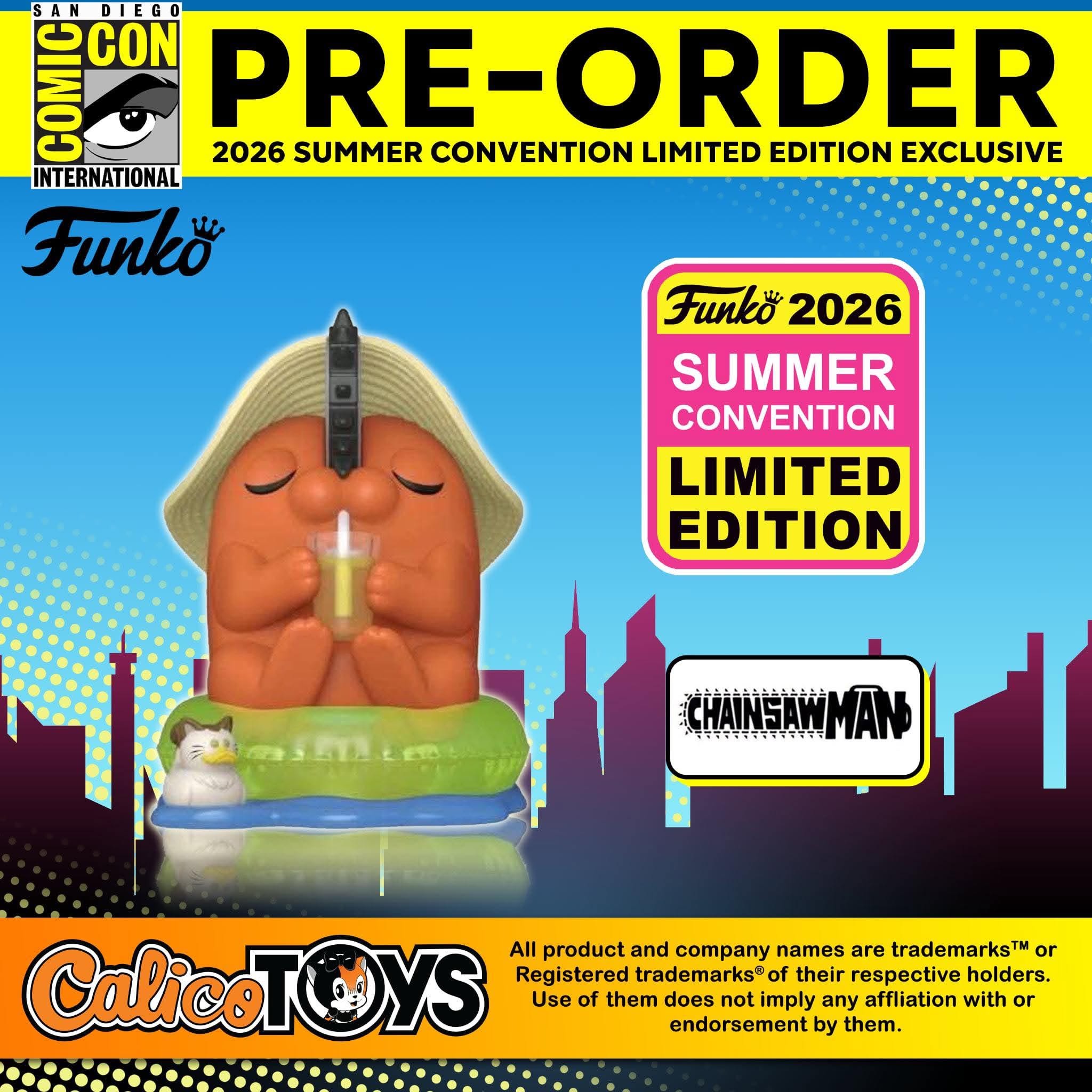 PRE-ORDER Funko POP! Animation: Chainsaw Man – Pochita #2329 (2026 Summer Convention)