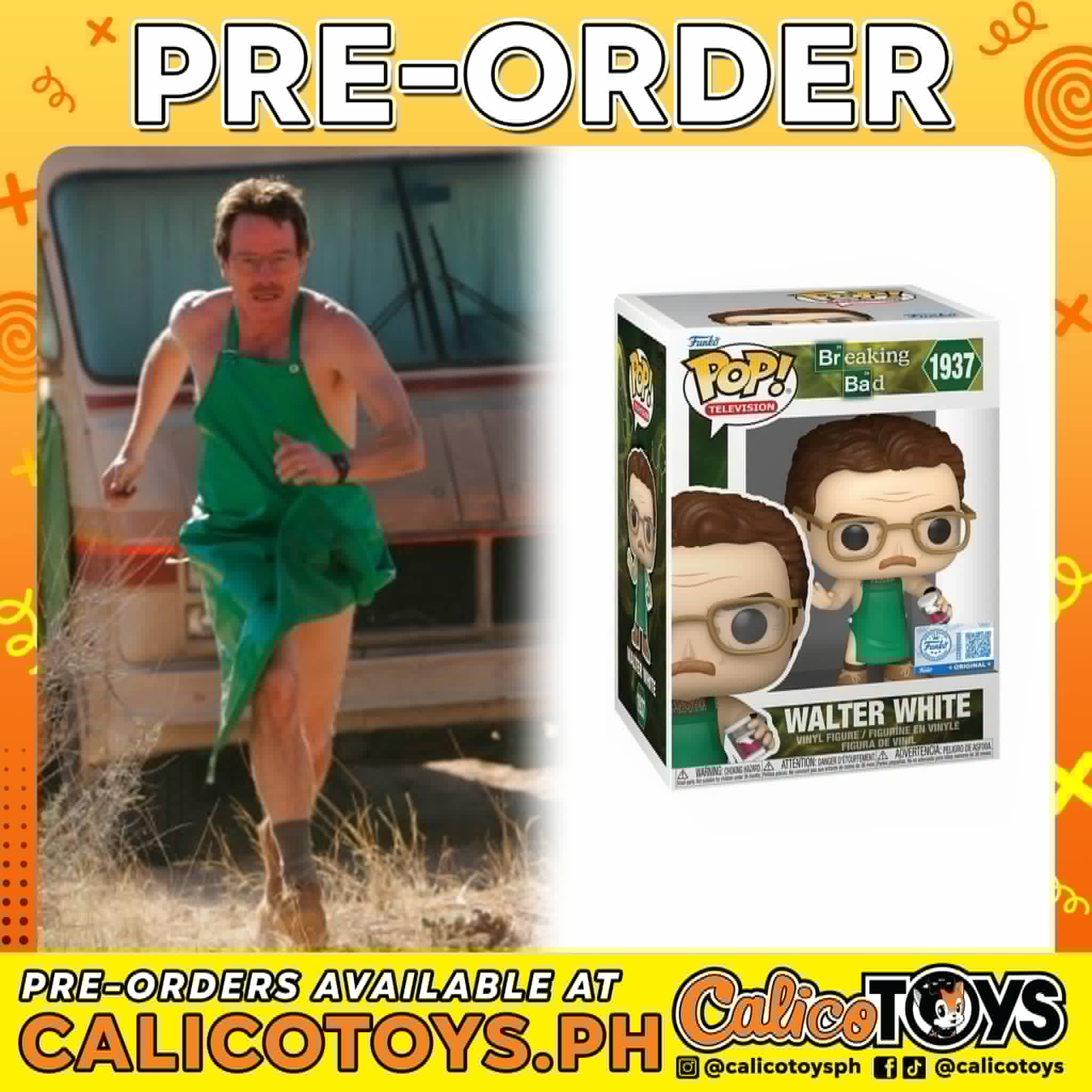 PRE ORDER Funko POP! Television - Breaking Bad - Walter White #1937 (Funko Shop Exclusive)