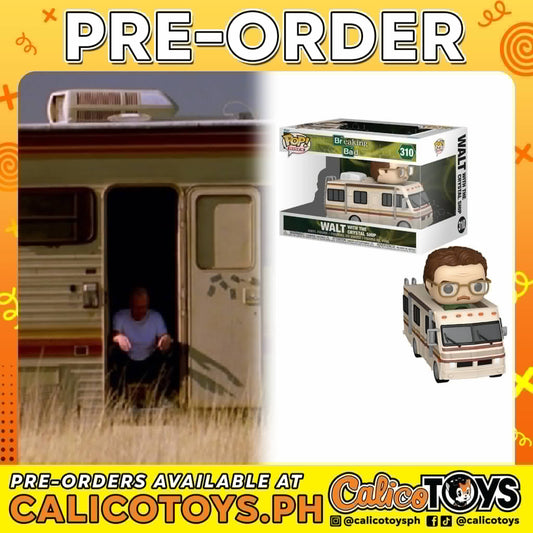 PRE ORDER Funko POP! Television - Breaking Bad - Walt with the Crystal Ship Rides #310
