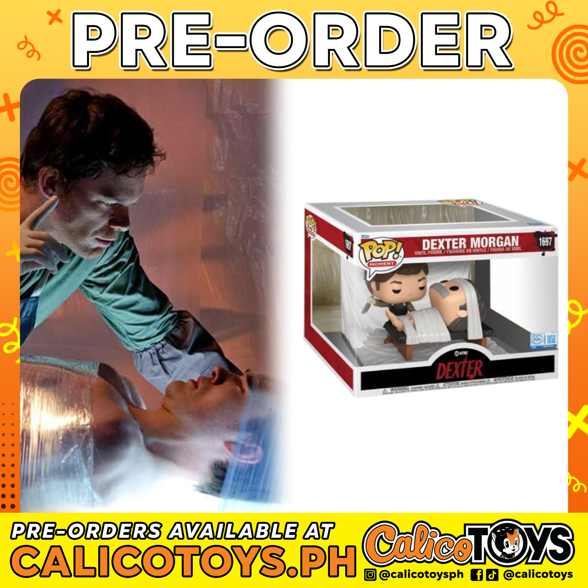 PRE ORDER Funko POP! Moment Television: Dexter - Dexter Morgan #1697 (Funko Shop Exclusive)