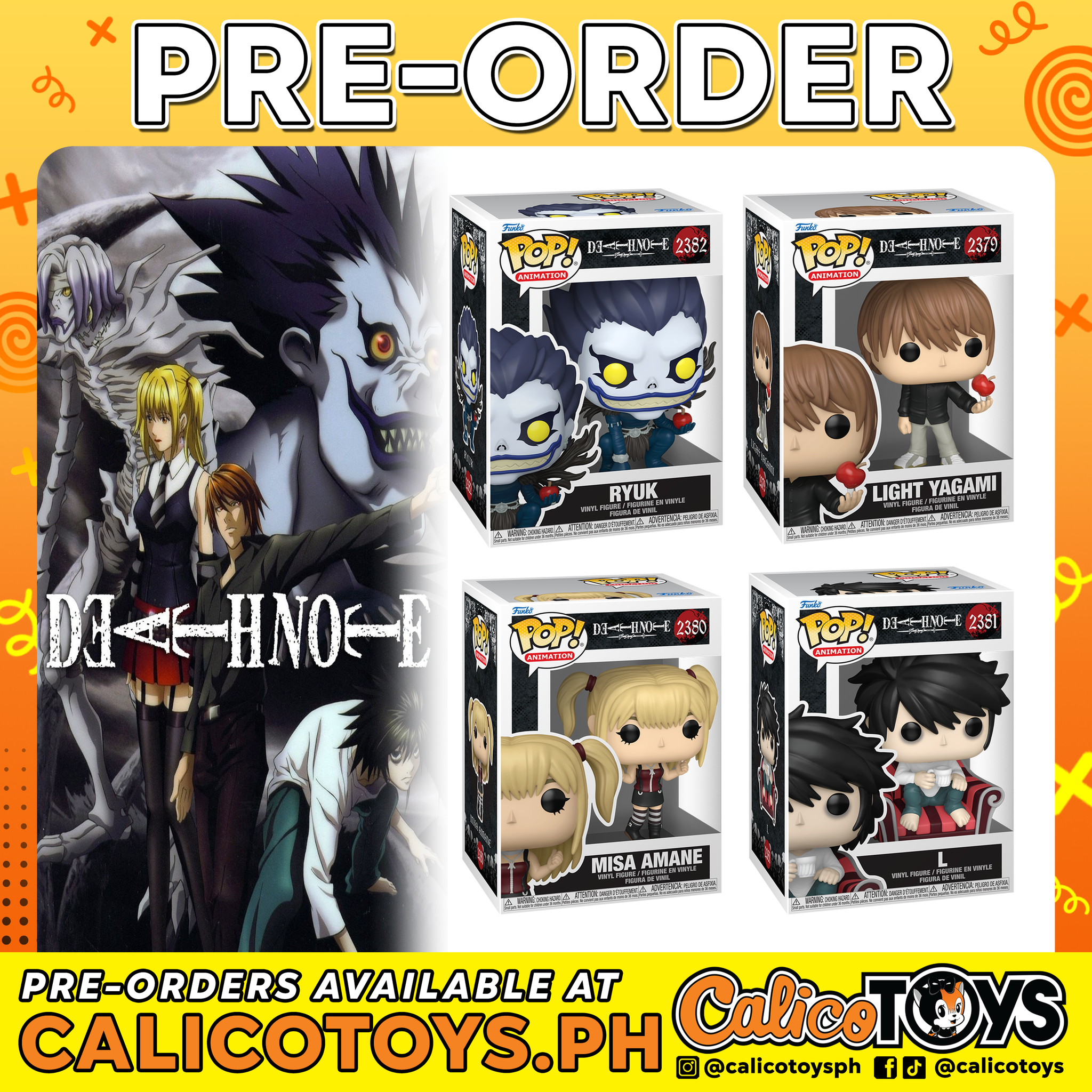 PRE-ORDER Funko POP! Animation: Death Note
