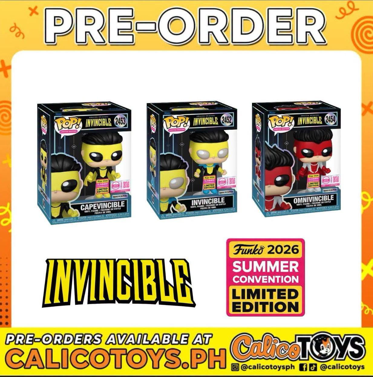 PRE ORDER Funko POP! Invincible (2026 Summer Convention)