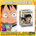 PRE ORDER Funko POP! Animation: One Piece – Monkey D. Luffy Eating Devil Fruit #2402 (Hot Topic Exclusive)