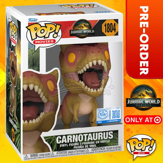 Funko POP! Movies: Jurassic World - Carnotaurus (Target Exclusive) #1804