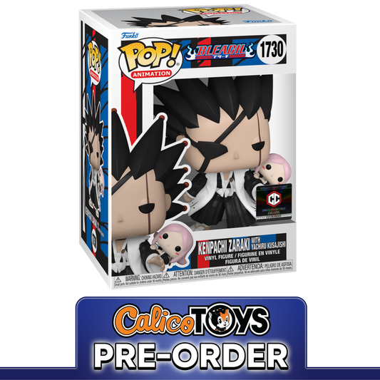 PRE ORDER Funko POP! Animation: Bleach - Kenpachi Zakari with Yachiru #1730 (Chalice Collectibles Exclusive) #1730