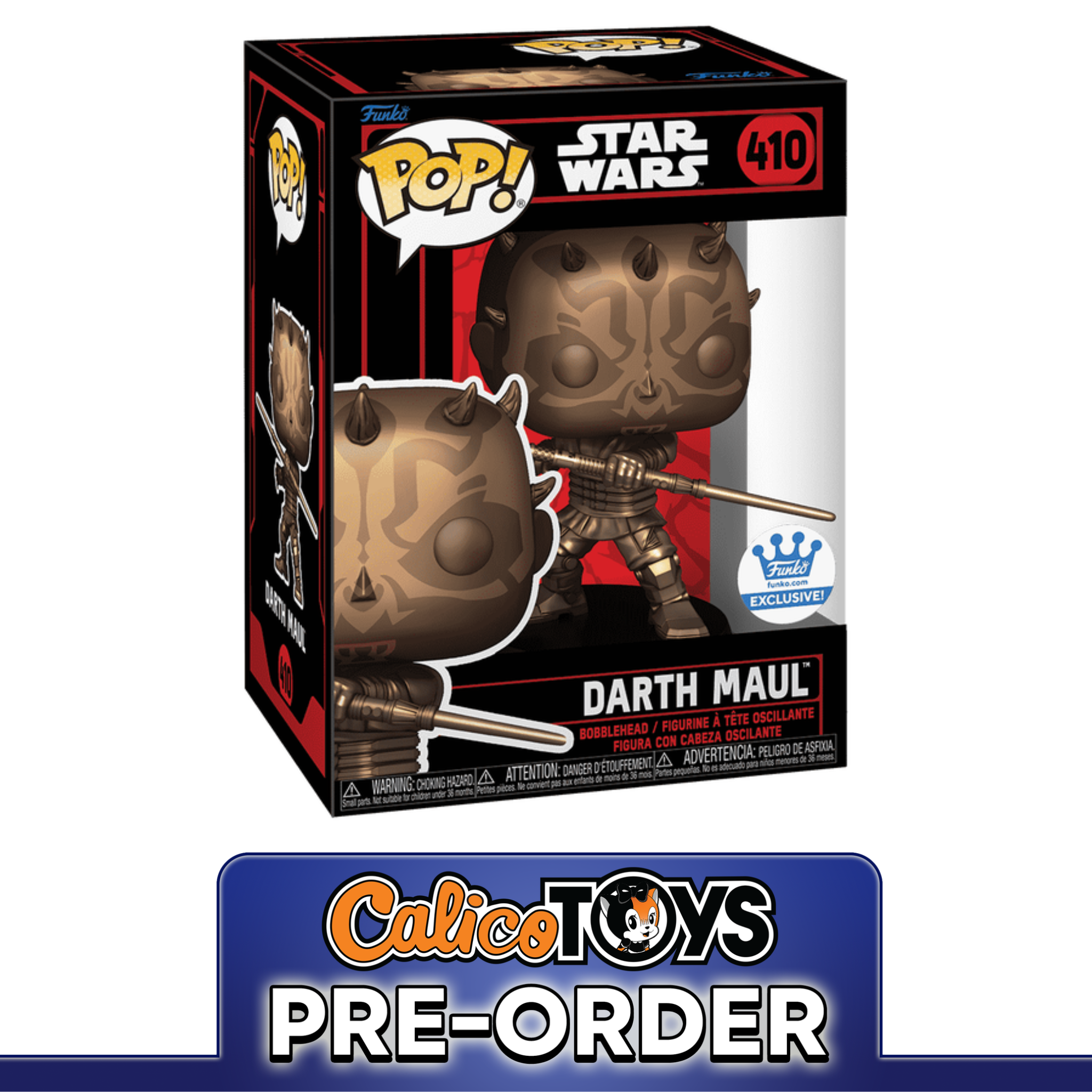 PRE ORDER Funko POP! Star Wars: Darth Maul #410 (Funko Shop Exclusive)