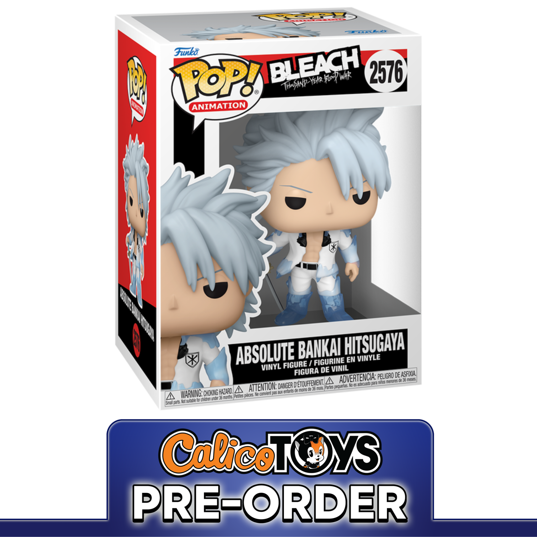 PRE ORDER Funko POP! Animation: Bleach - Absolute Bankai Hitsugaya #2576