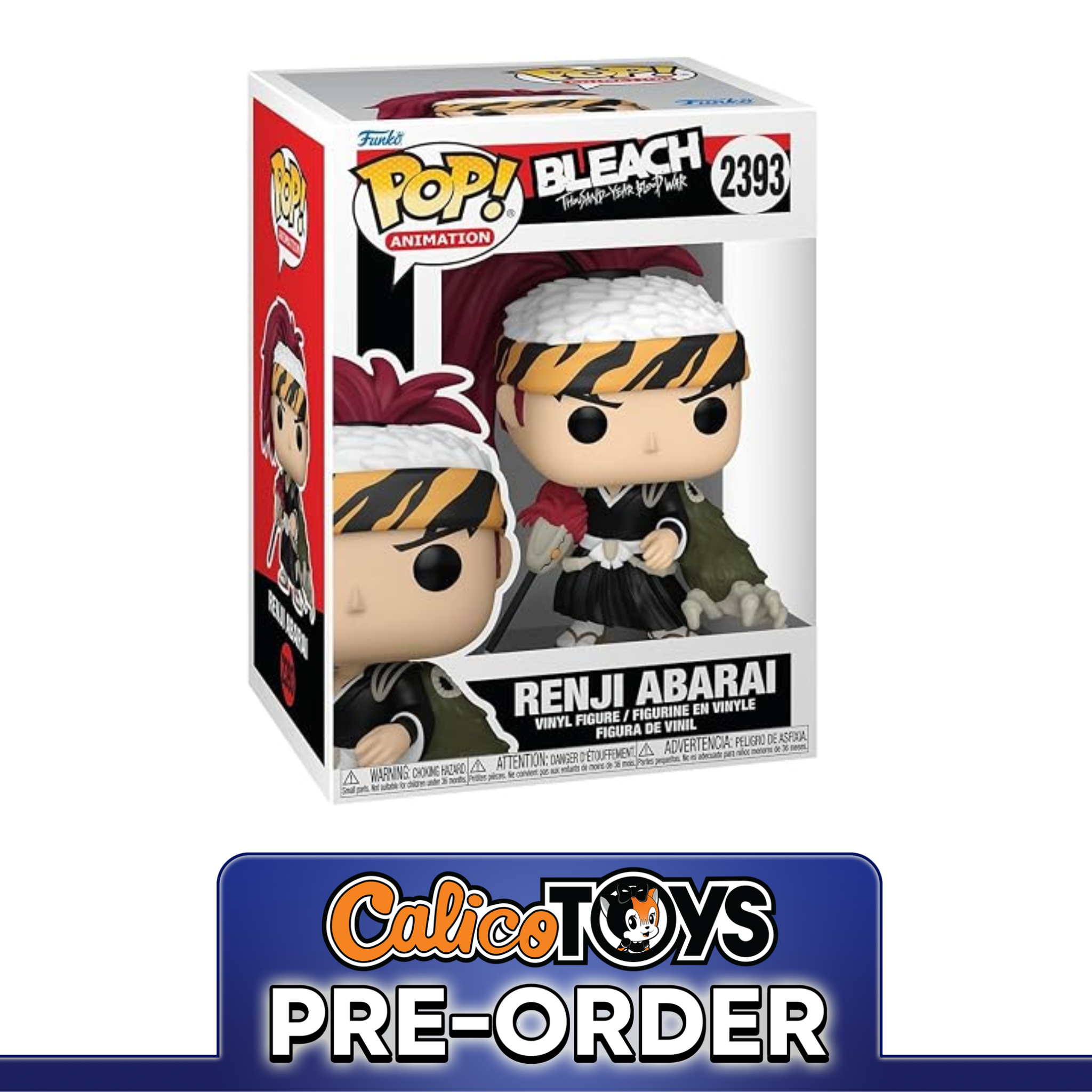 PRE ORDER Funko POP! Animation: Bleach - Renji Abarai #2393