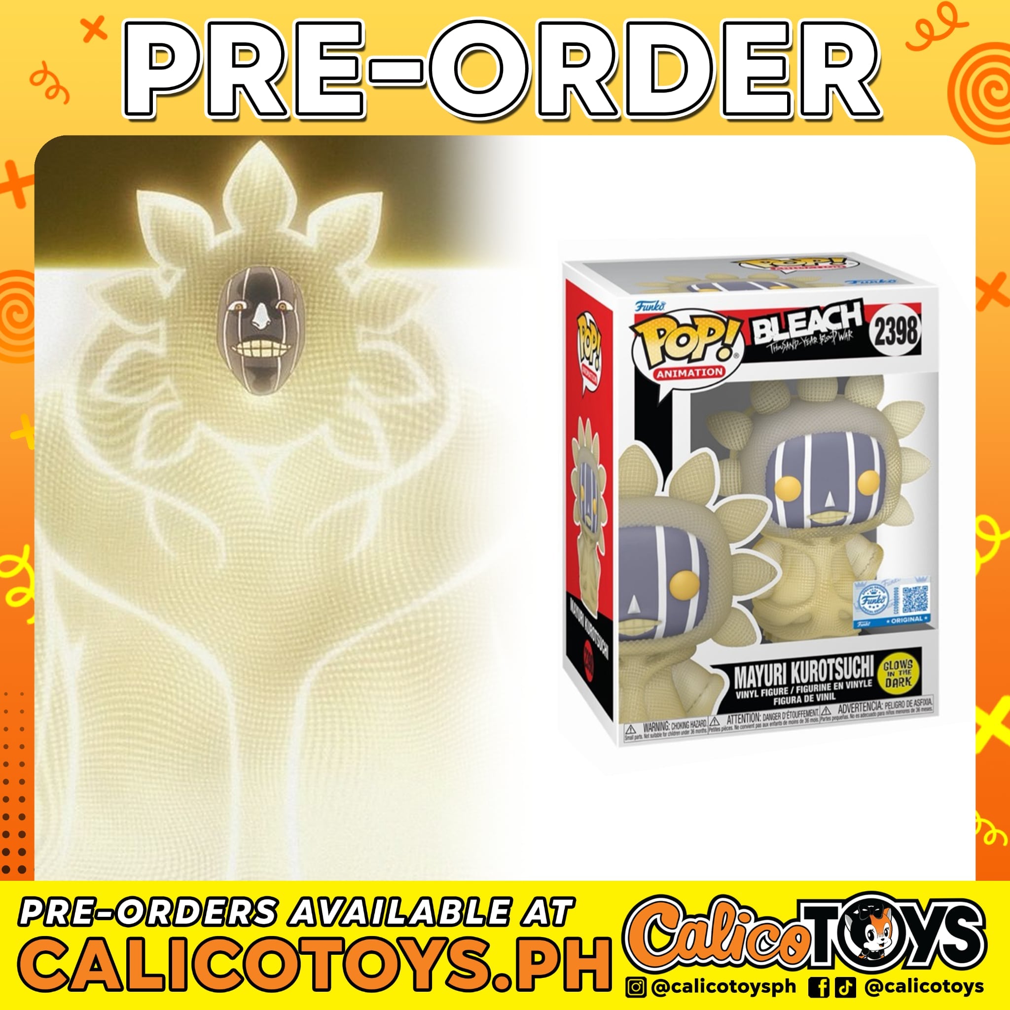 PRE ORDER - POP! Animation: Bleach - Mayuri Kurotsuchi Sunflower GiTD #2398 (Gamestop Exclusive)