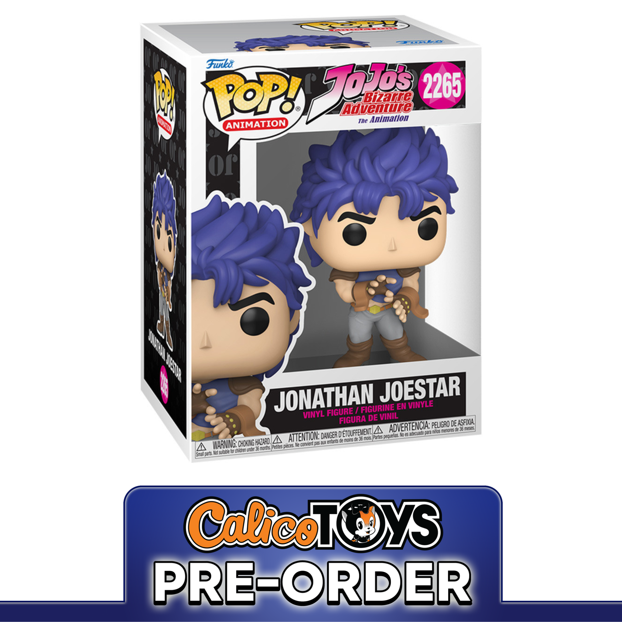 PRE-ORDER Funko POP! Animation: Jojo Bizarre Adventure - Jonathan Joestar #2265