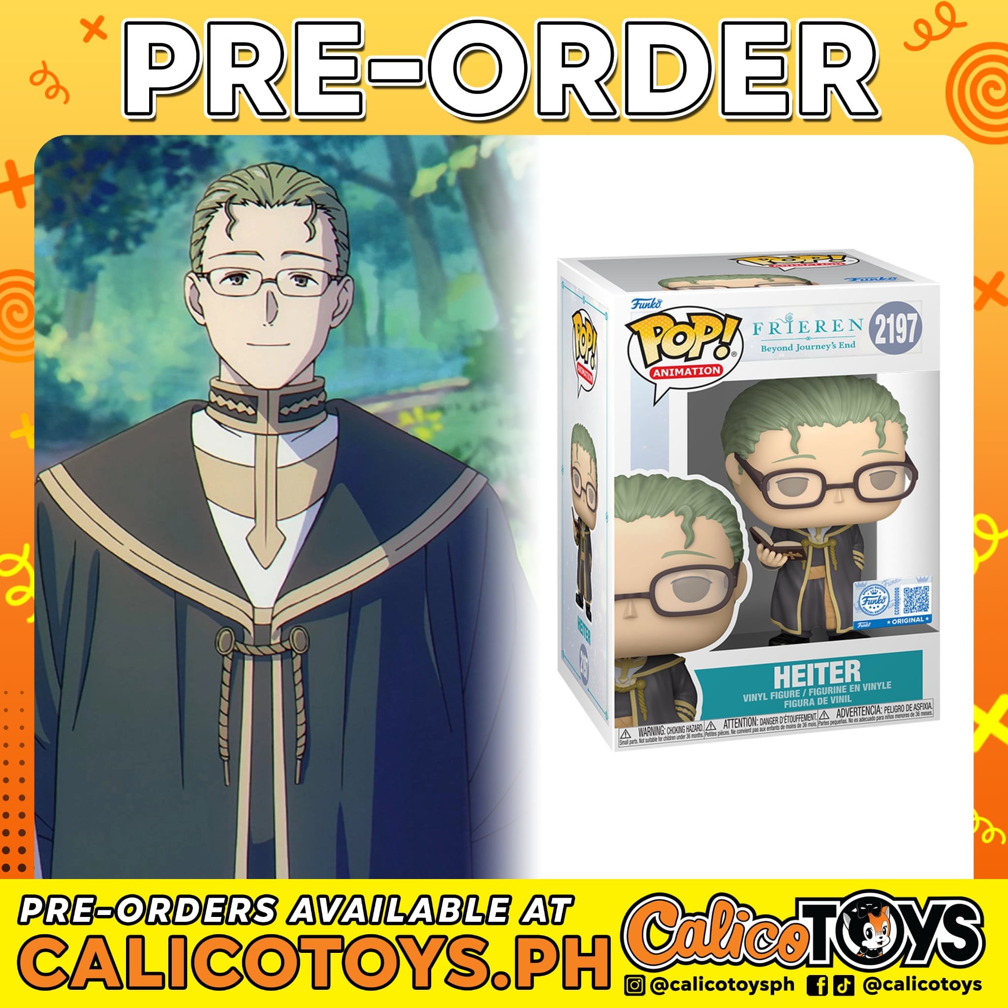 PRE-ORDER - Funko POP! Animation: Frieren - Heiter #2197 (Specialty Series)