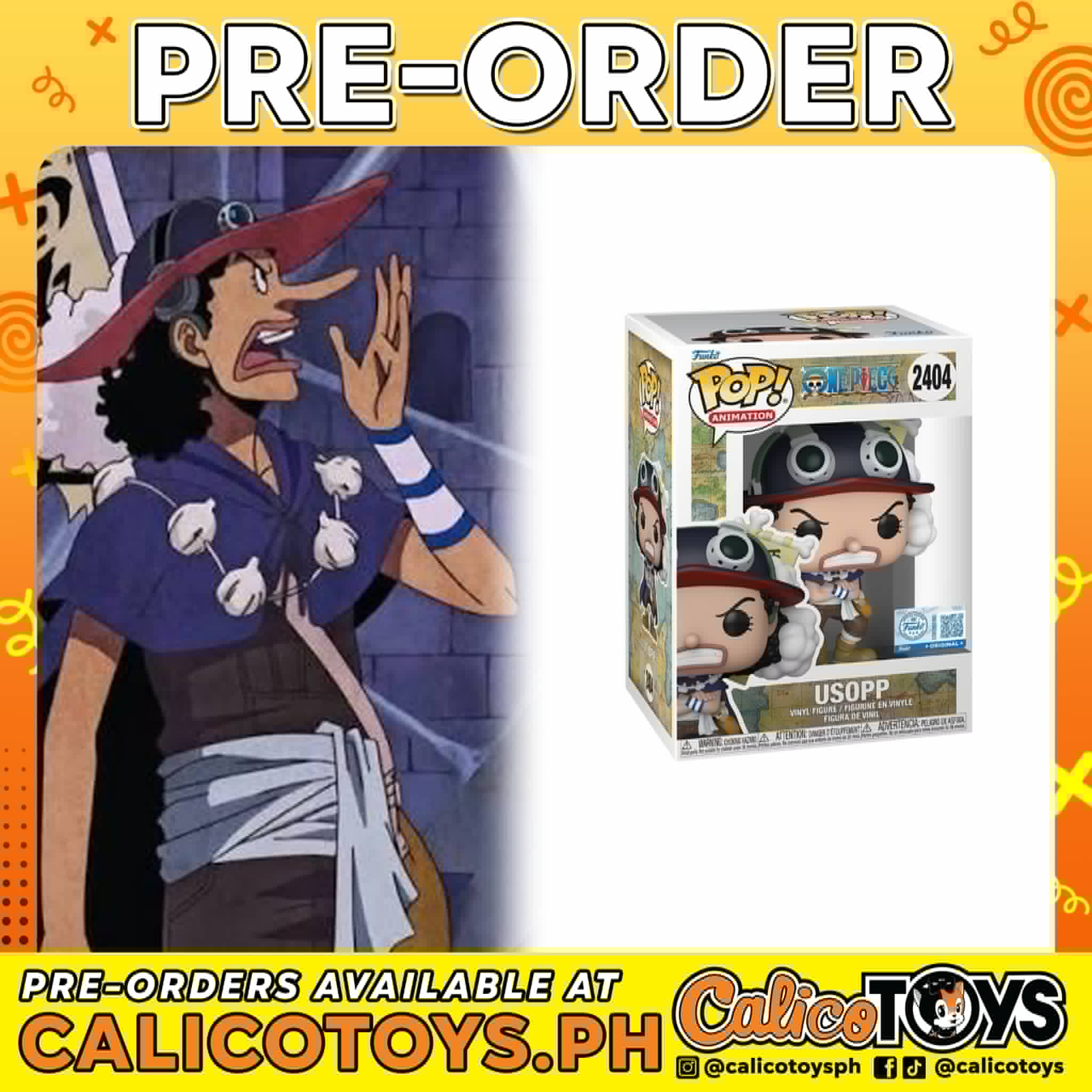 PRE-ORDER Funko POP! Animation: One Piece - Usopp Thriller Bark #2404 (Target Exclusive)