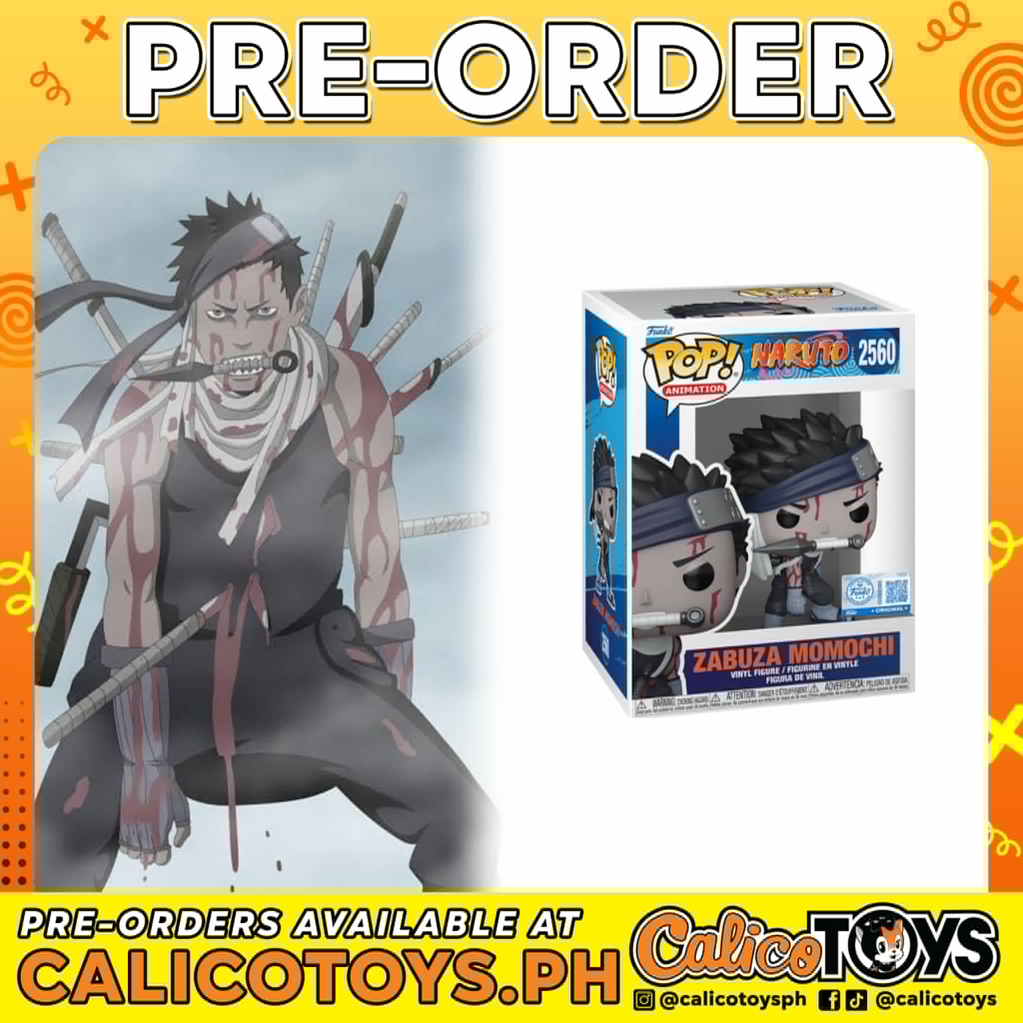 PRE-ORDER Funko POP! Animation: Naruto – Zabuza Momochi #2560 (GameStop Exclusive)