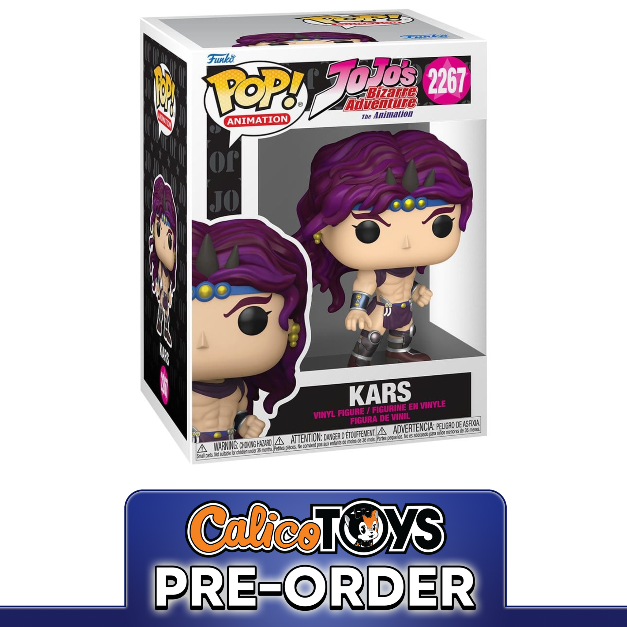 PRE-ORDER Funko POP! Animation: Jojo Bizarre Adventure - Kars #226