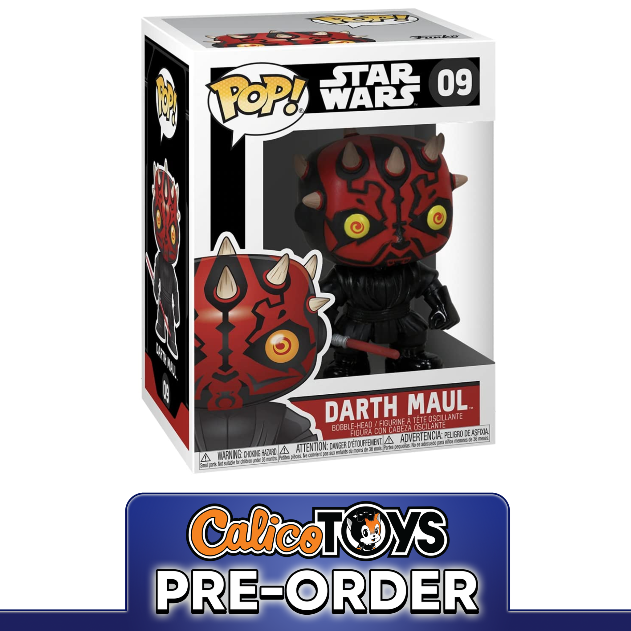 PRE ORDER Funko POP! Star Wars: Darth Maul Vaulted #09