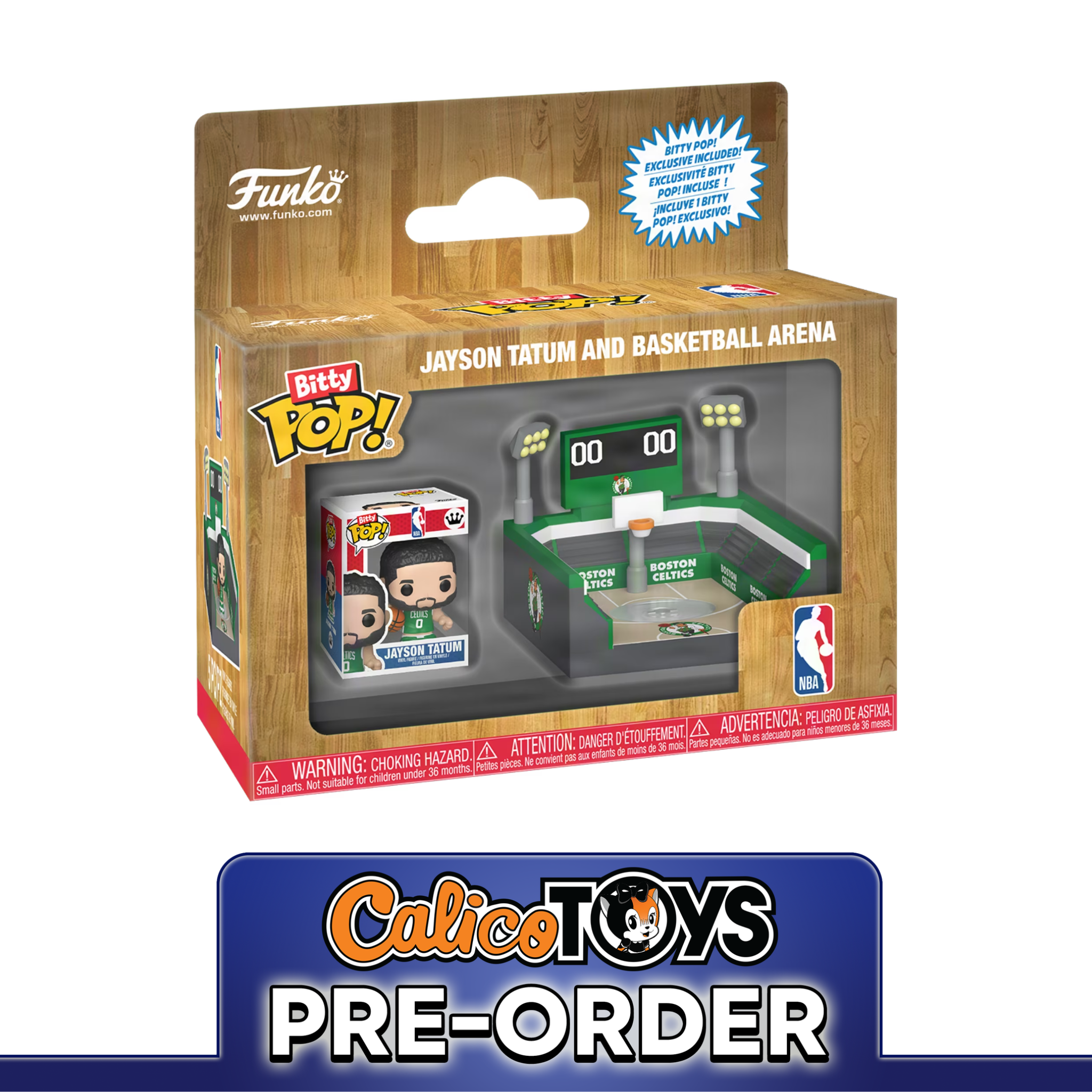 PRE ORDER Bitty POP! Town: NBA Arena - Celtics with Jayson Tatum