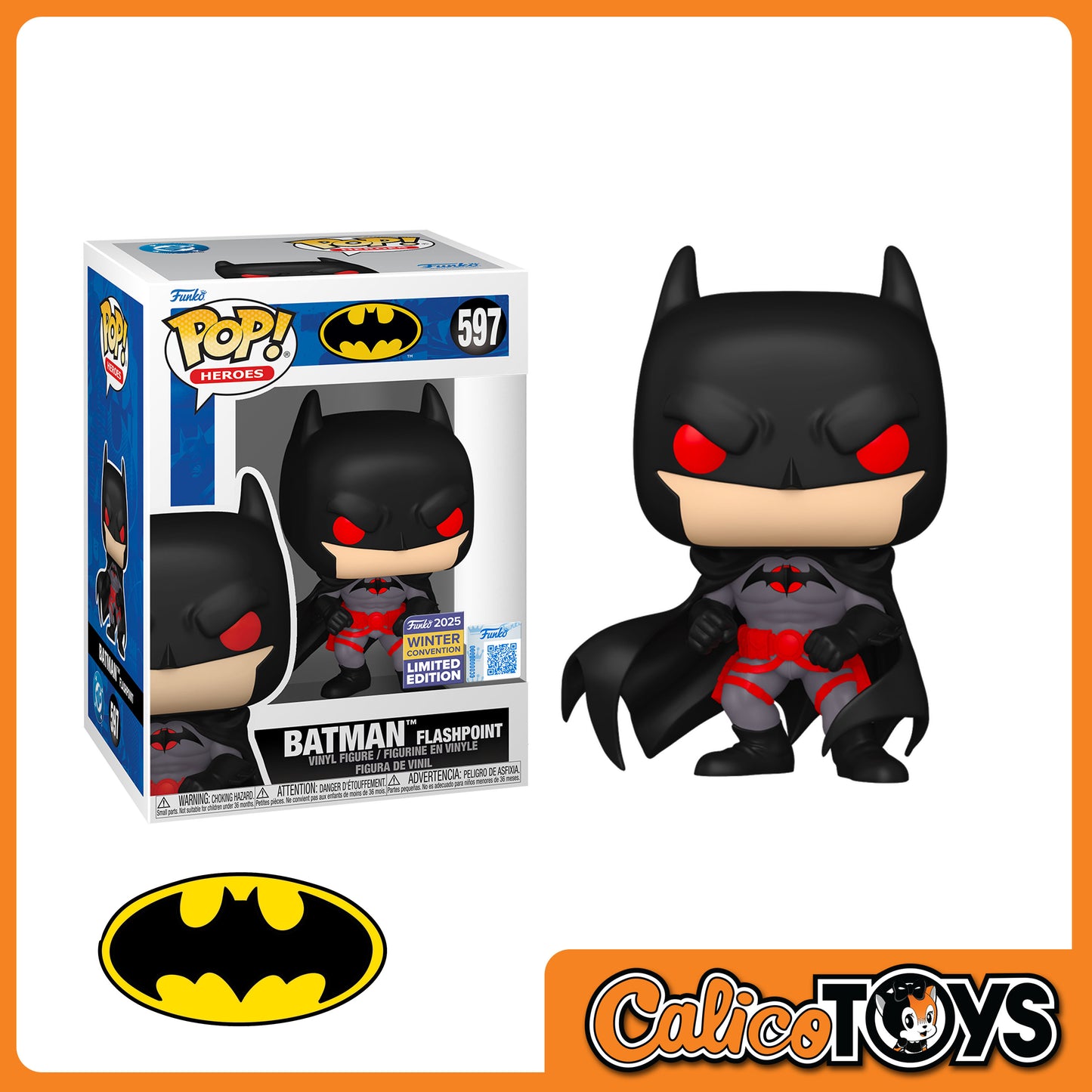 PRE-ORDER - Funko POP! Batman - Batman Flashpoint (2025 Winter Convention Limited Edition) #597