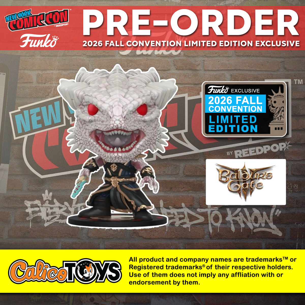 PRE ORDER Funko POP! Games: Baldur's Gate 3 – Dark Urge (2026 Fall Convention Exclusive)
