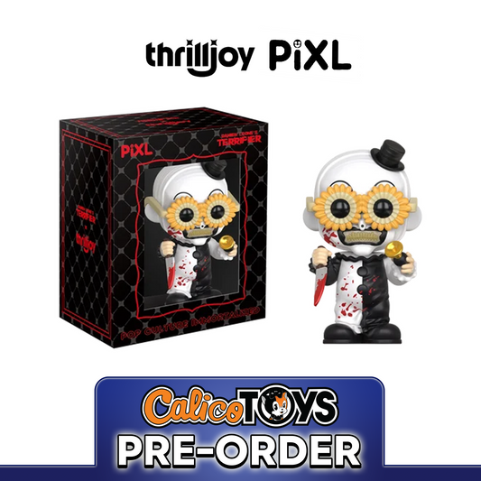 PRE ORDER Thrilljoy PIXL: Terrifier - Art the Clown with Glasses Mini Figure