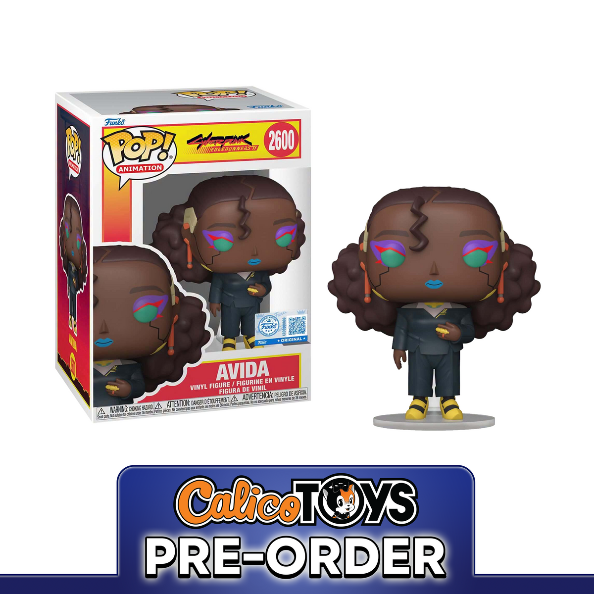PRE ORDER Funko POP! Animation: Cyberpunk Edgerunners II - Avida #2600 Funko Shop Exclusive)