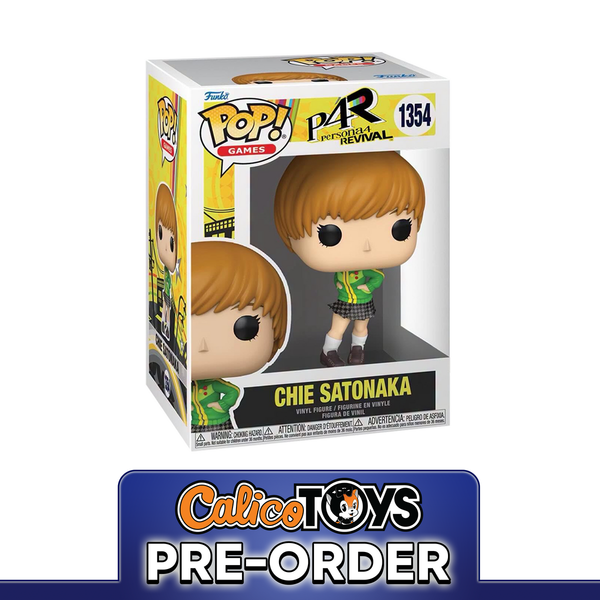 PRE ORDER Funko POP! Games: Persona 4 Revival - Chie Satonaka #1354