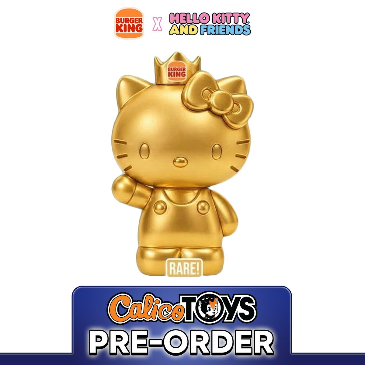 PRE ORDER Burger King x Hello Kitty and Friend - Hello Kitty GOLD CHASE