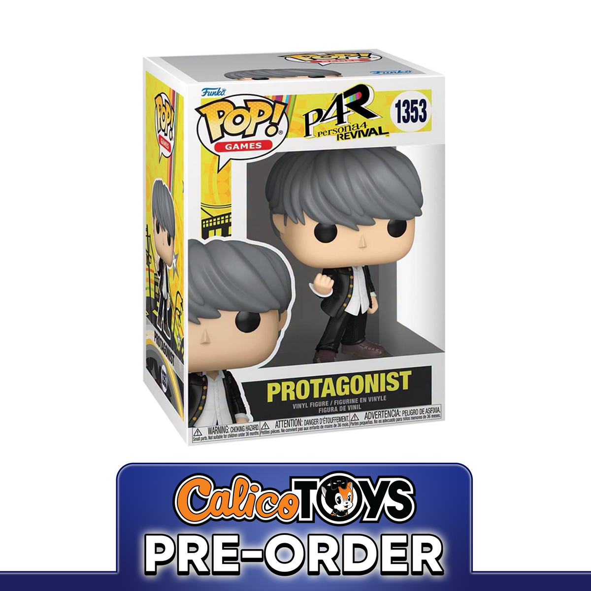 PRE ORDER Funko POP! Games: Persona 4 Revival - Protagonist #1353