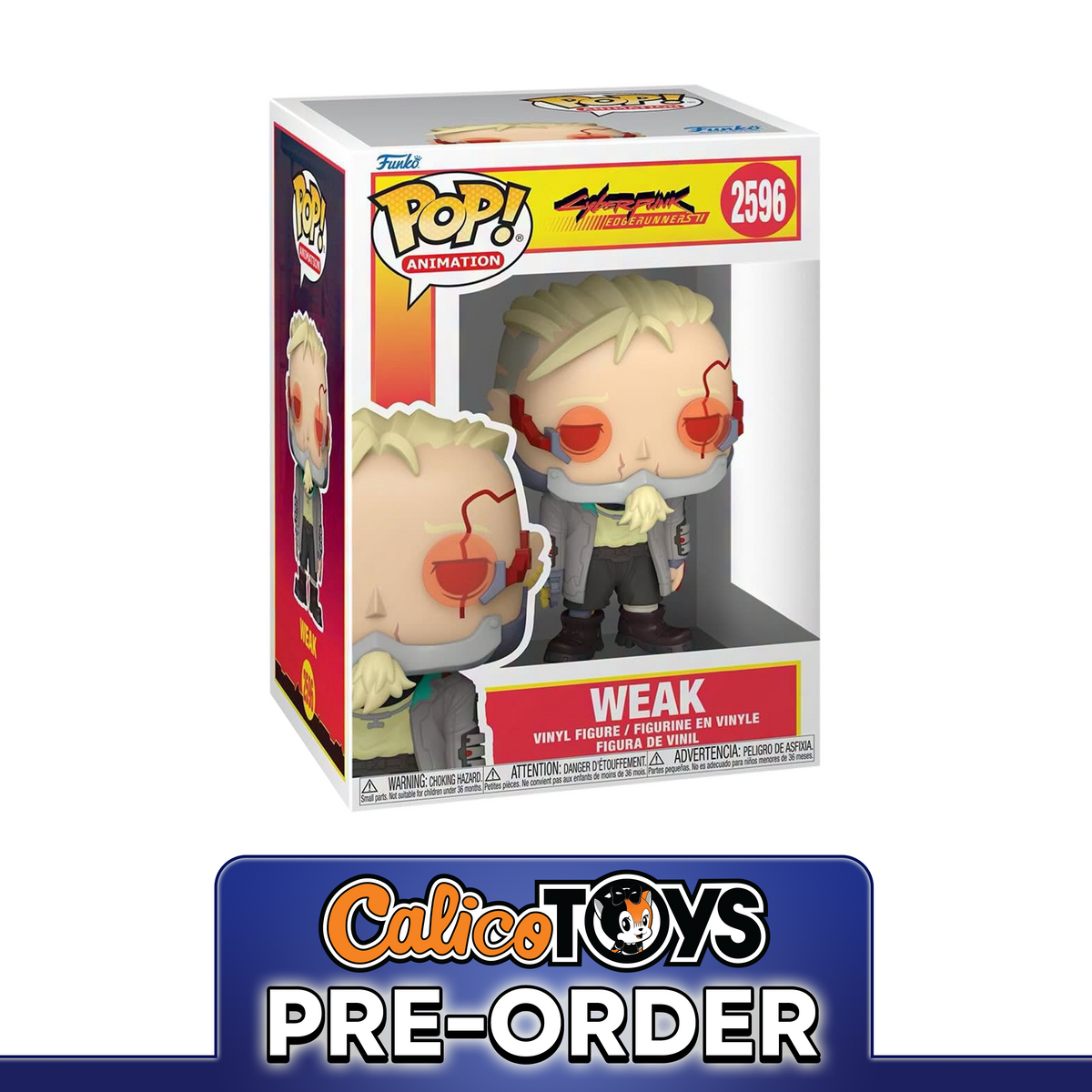 PRE ORDER Funko POP! Animation: Cyberpunk: Edgerunners - Weak Kingsley #2596