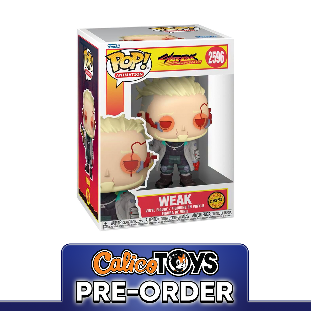 PRE ORDER Funko POP! Animation: Cyberpunk: Edgerunners - Weak Kingsley CHASE