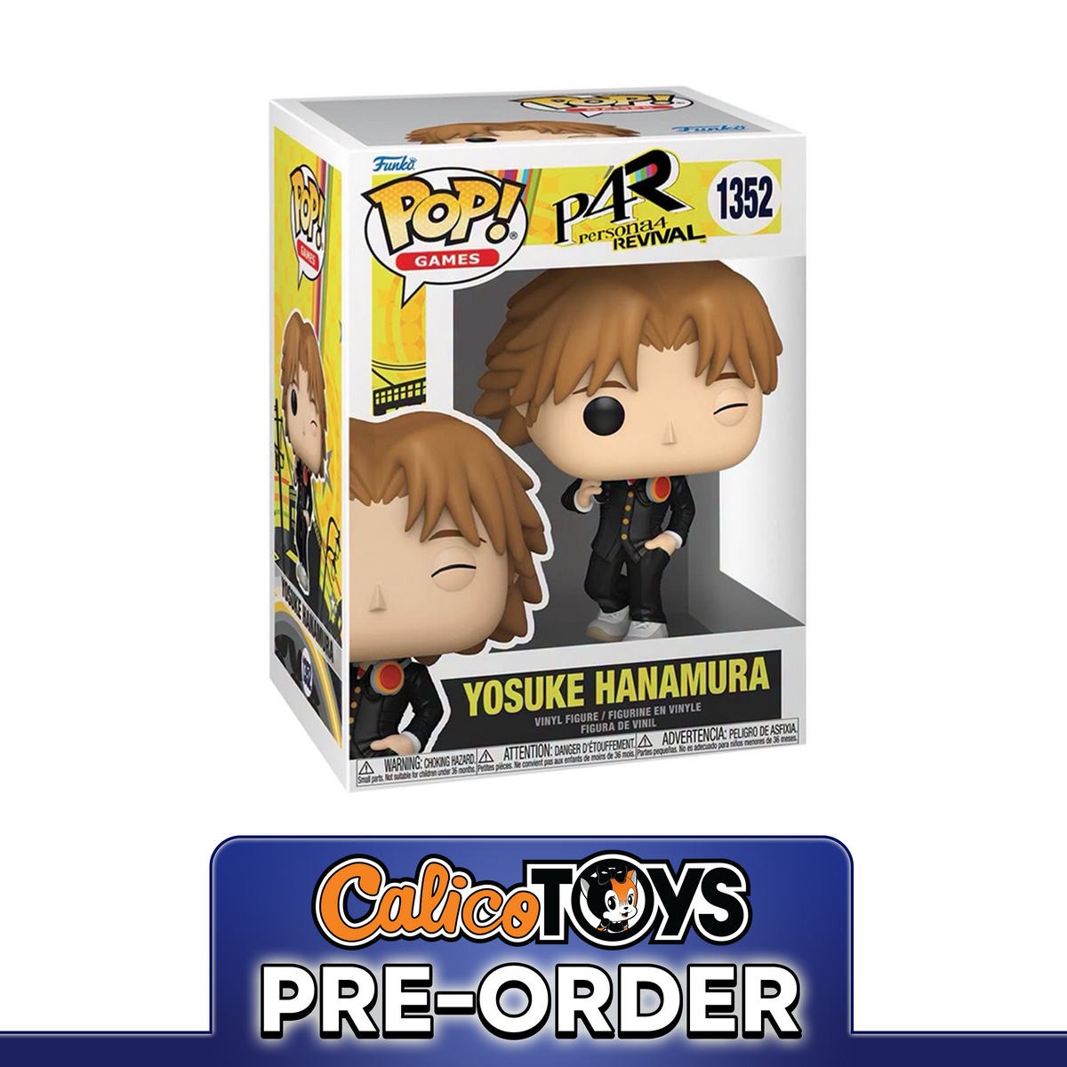 PRE ORDER Funko POP! Games: Persona 4 Revival - Yosuke Hanamura #1352