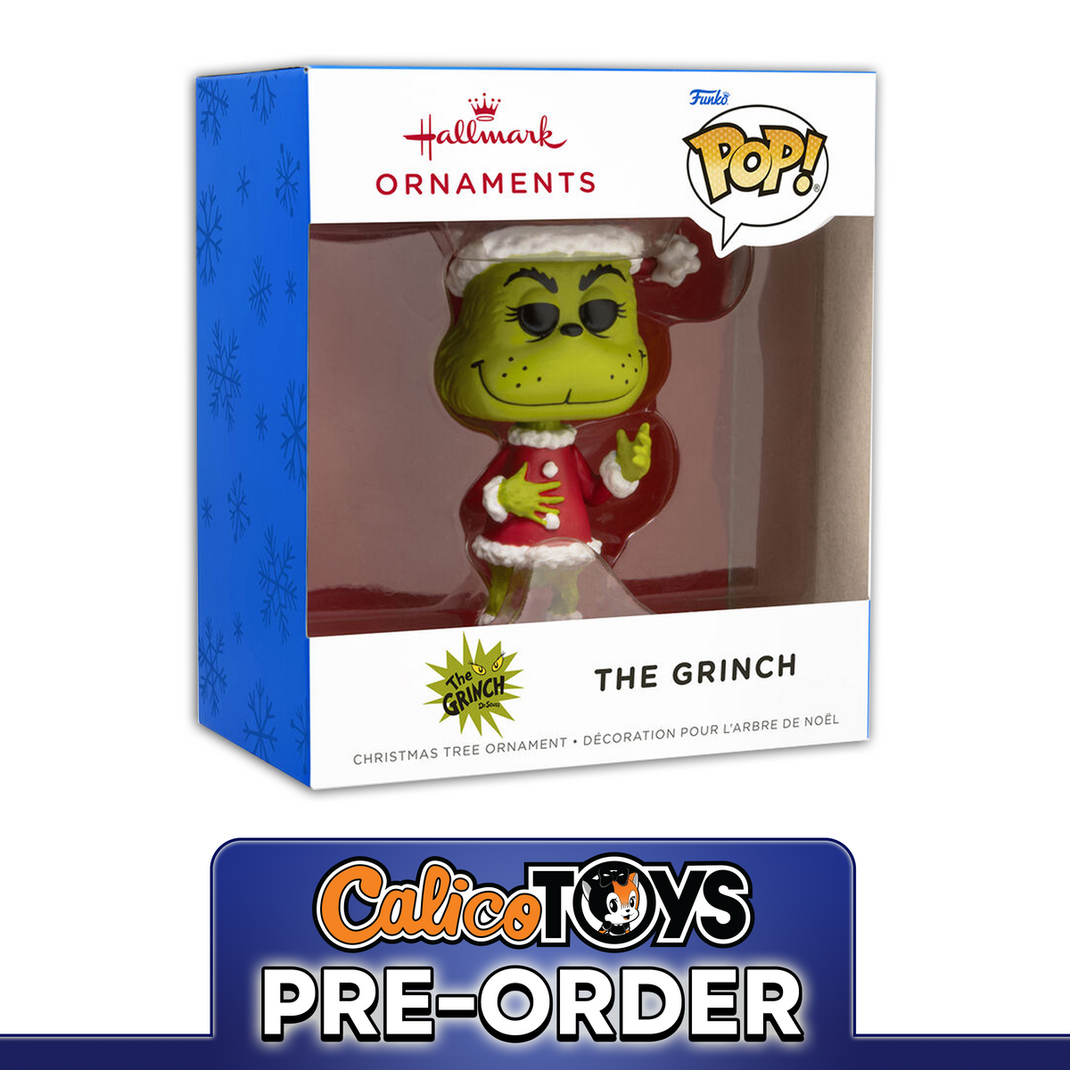PRE ORDER Funko POP! Hallmark Ornament: The Grinch - The Grinch