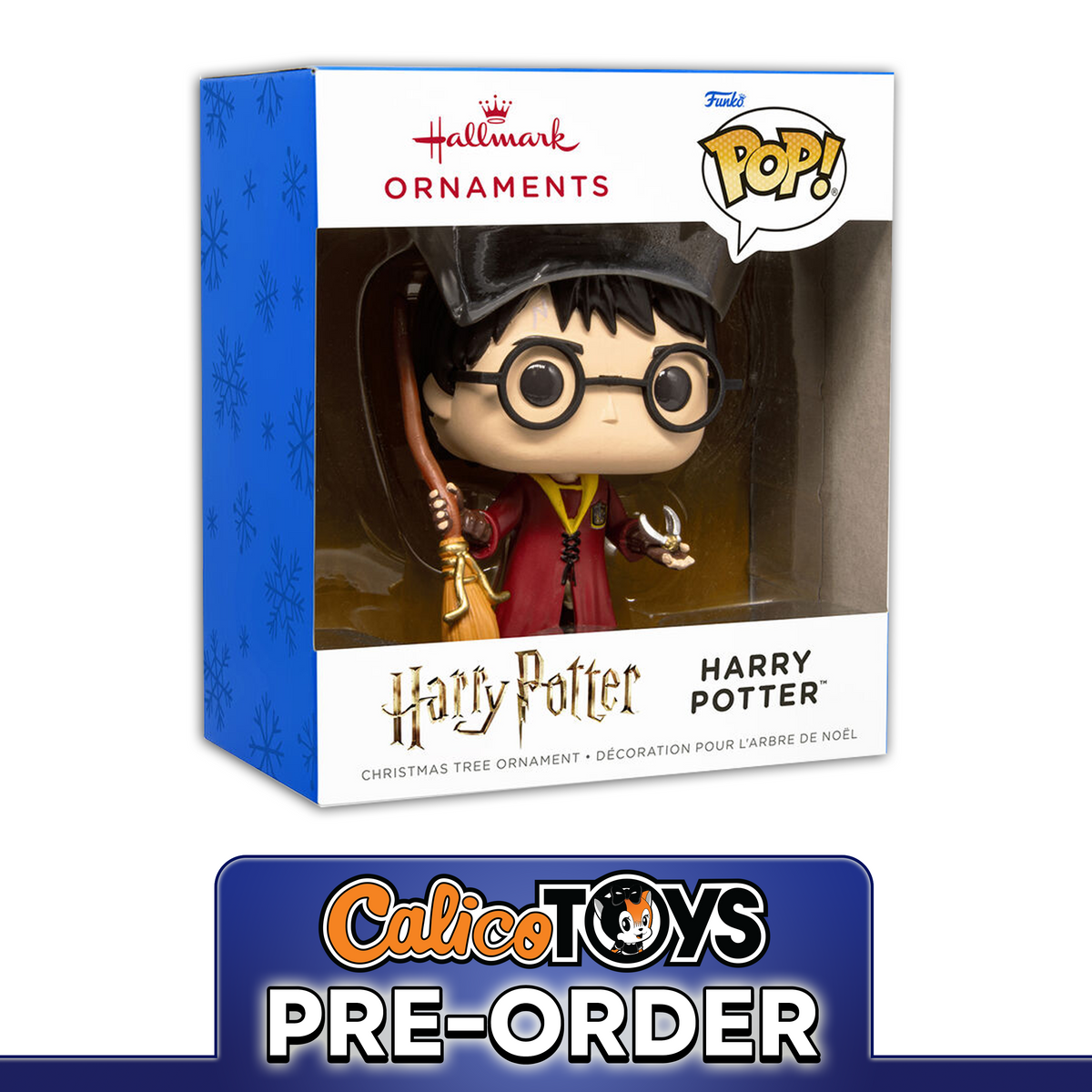 PRE ORDER Funko POP! Hallmark Ornament: Harry Potter - Harry Potter with Broom