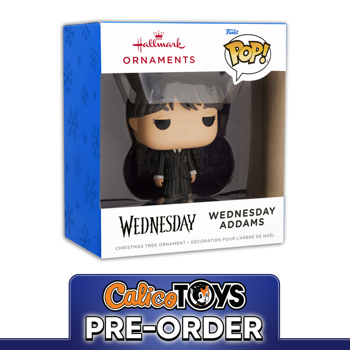 PRE ORDER Funko POP! Hallmark Ornament: Wednesday Addams - Wednesday Addams
