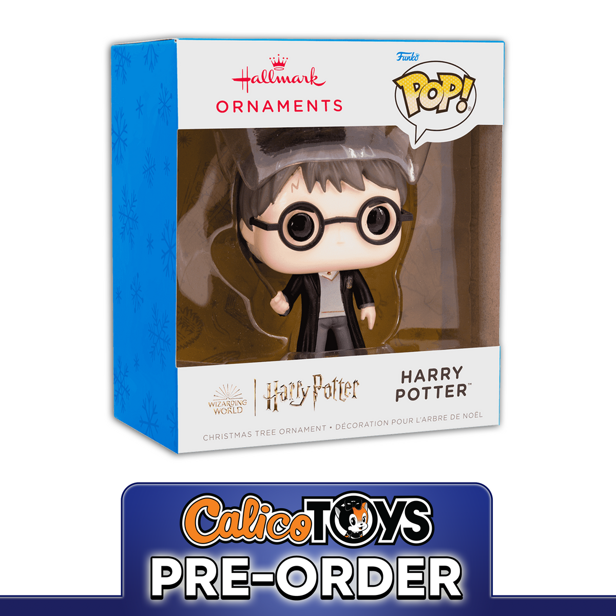 PRE ORDER Funko POP! Hallmark Ornament: Harry Potter - Harry Potter with Wand