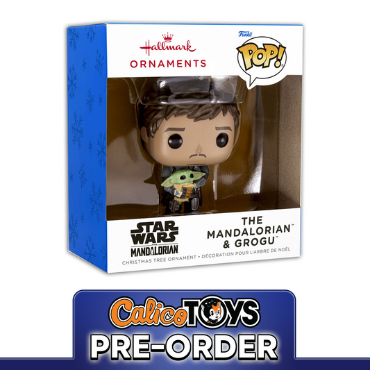 PRE ORDER Funko POP! Hallmark Ornament: Star Wars: The Mandalorian - The Mandalorian And Grogu