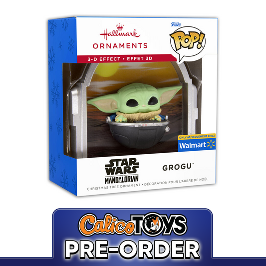 PRE ORDER Funko POP! Hallmark Ornament: Star Wars The Mandalorian - Grogu 3-D Effect (Walmart Exclusive)
