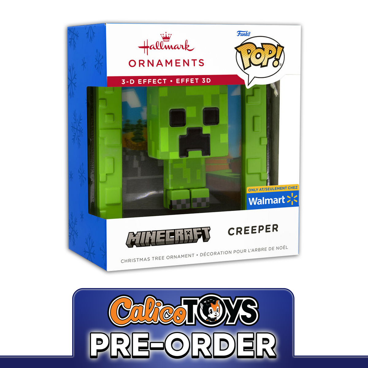 PRE ORDER Funko POP! Hallmark Ornament: Minecraft - Creeper (Walmart Exclusive)