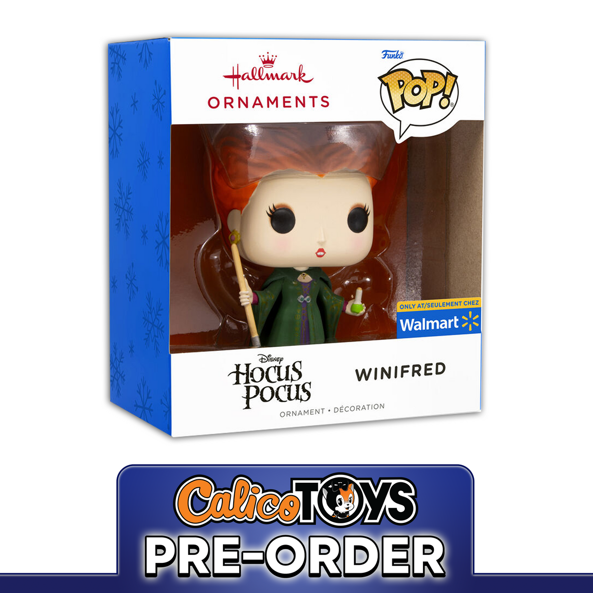 PRE ORDER Funko POP! Hallmark Ornament: Disney Hocus Pocus - Winifred Sanderson (Walmart Exclusive)