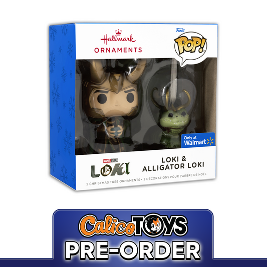 PRE ORDER Funko POP! Hallmark Ornament: Marvel Loki - Loki & Alligator Loki (Walmart Exclusive) 2-Pack
