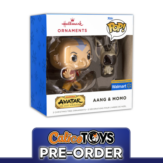 PRE ORDER Funko POP! Hallmark Ornament: The Last Air Bender - Aang & Momo (Walmart Exclusive) 2-Pack