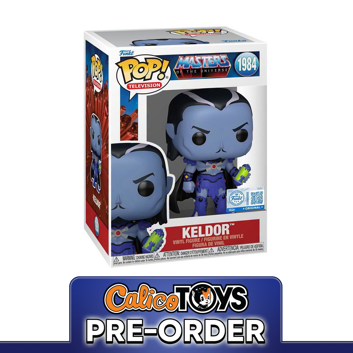 PRE-ORDER POP! Television: Masters Of The Universe - Keldor #1984 (AE Exclusive)