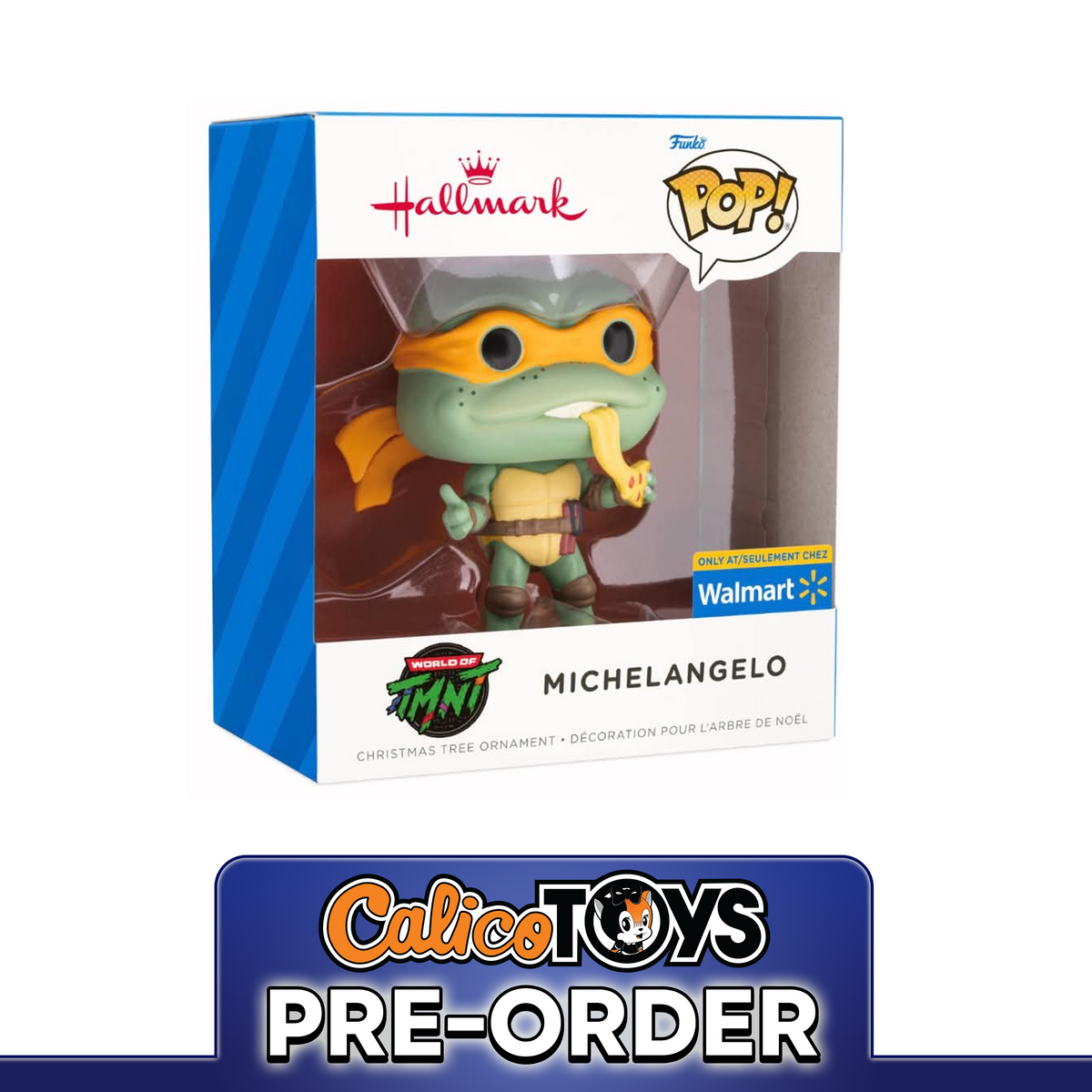 PRE ORDER POP! Hallmark Ornament: World of TMNT - Michael Angelo (Walmart Exclusive)