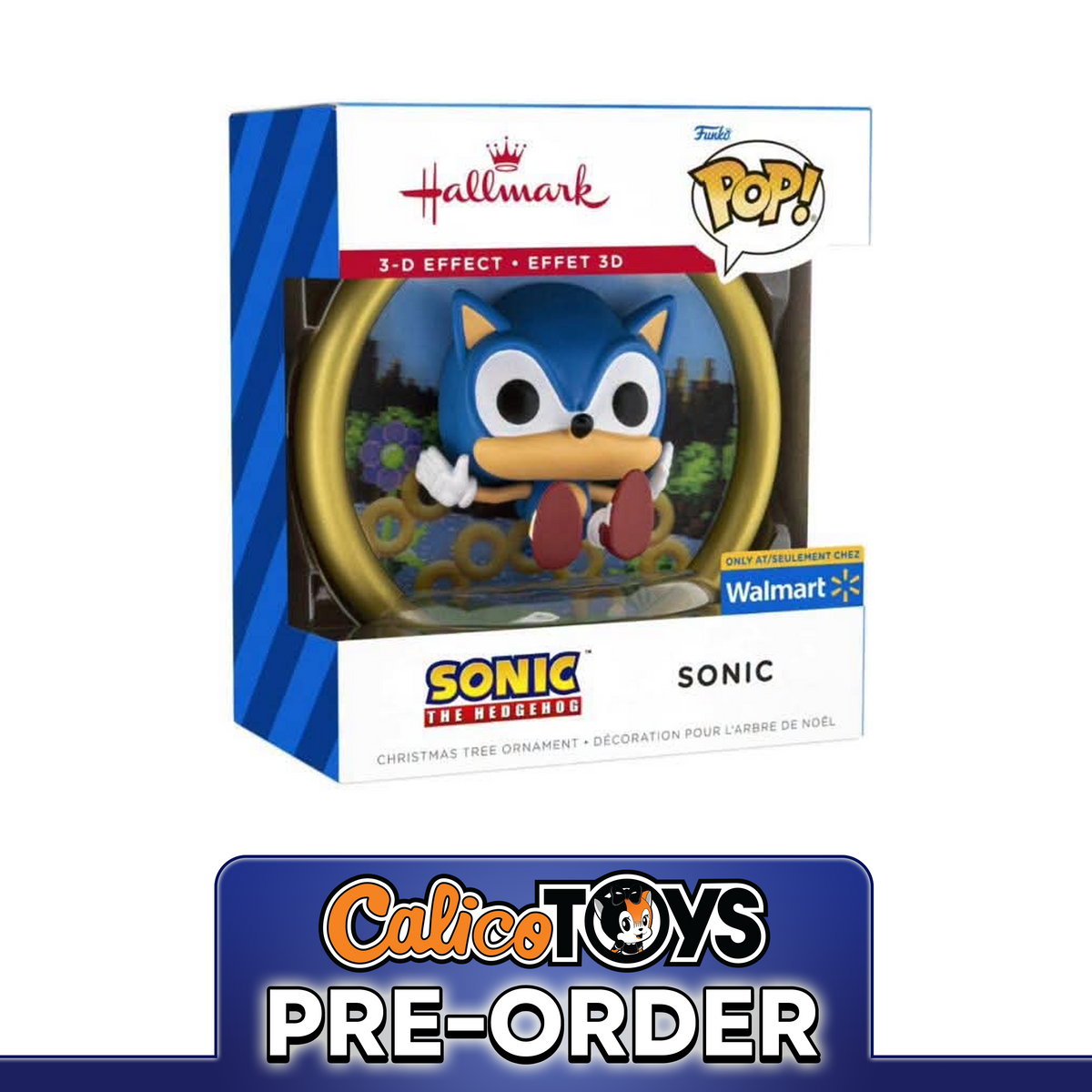 PRE ORDER POP! Hallmark Ornament: Sonic the Hedgehog - Sonic (Walmart Exclusive)