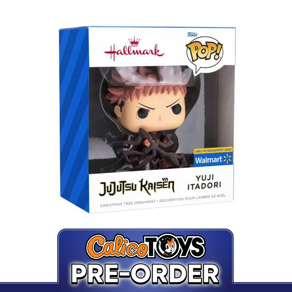 PRE ORDER POP! Hallmark Ornament: Jujutsu Kaisen - Yuji Itadori (Walmart Exclusive)