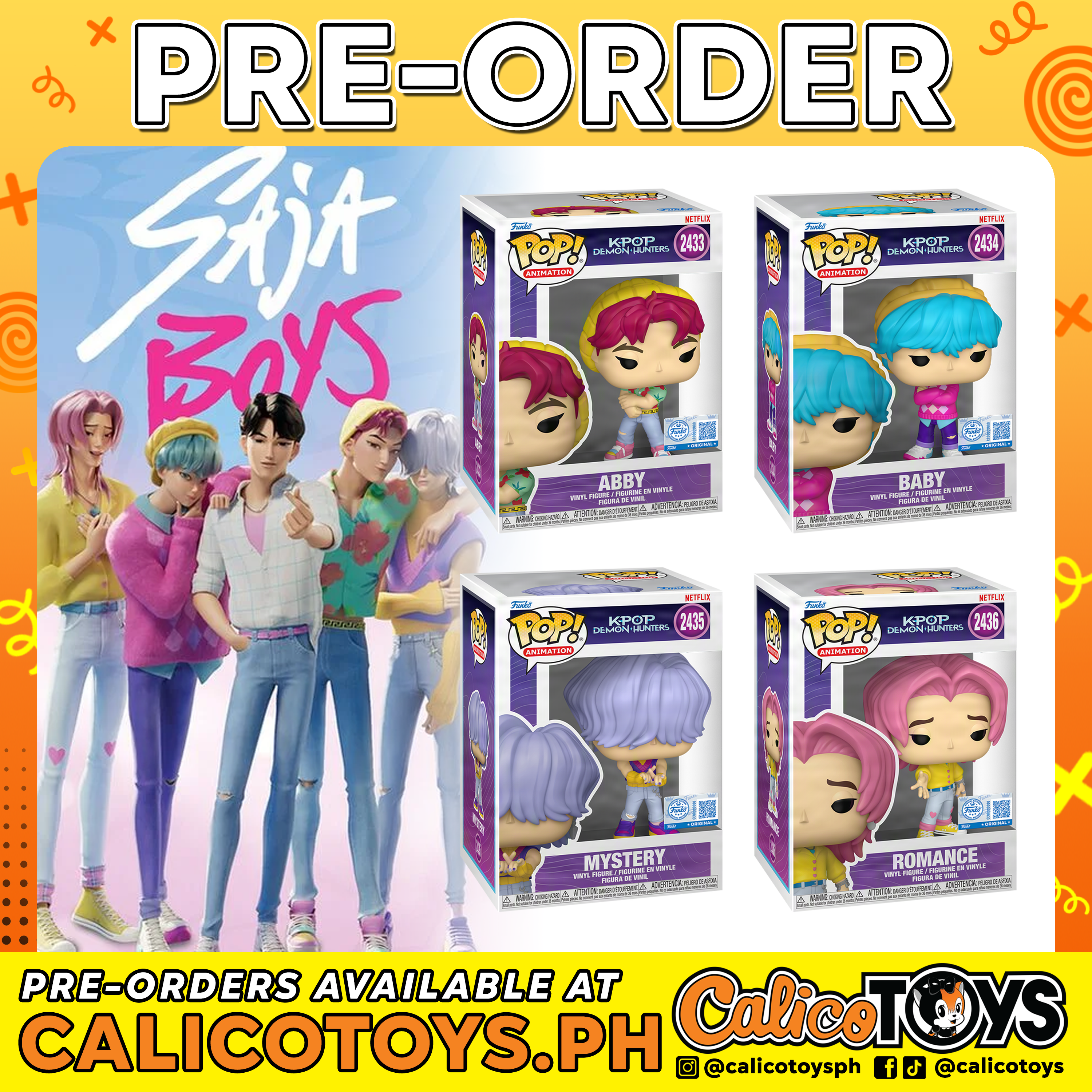 PRE-ORDER - Funko POP! KPOP Demon Hunter Exclusives