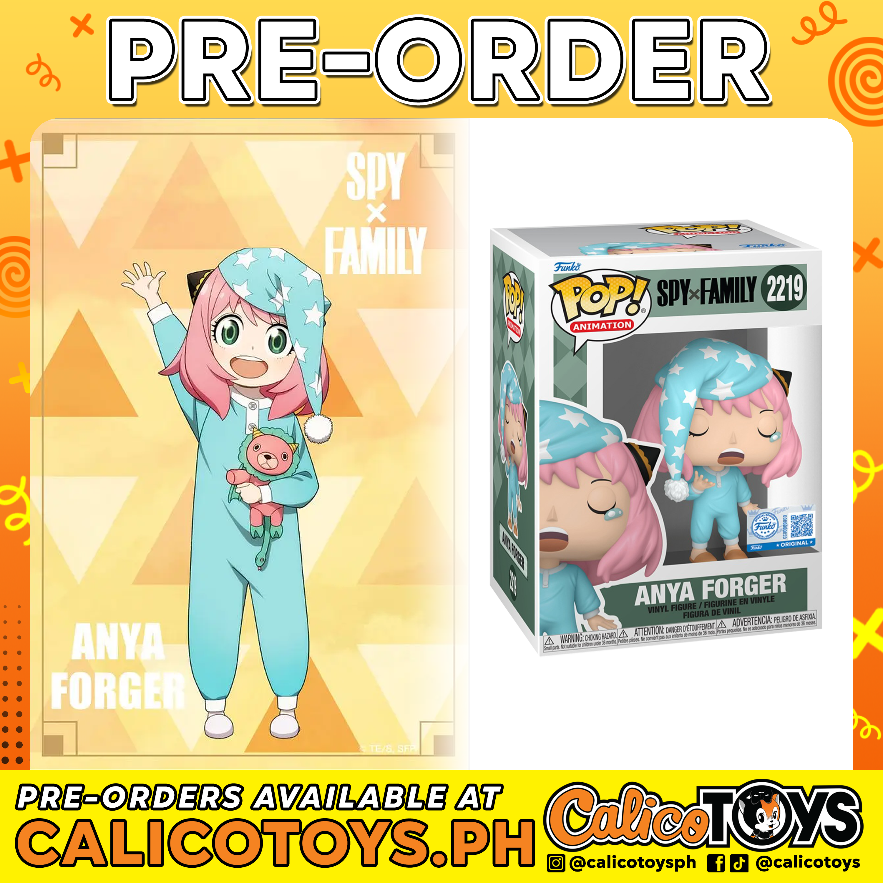 PRE-ORDER - Funko POP! Animation Spy X Family - Anya Forger #2219 (Entertainment Earth Exclusive)